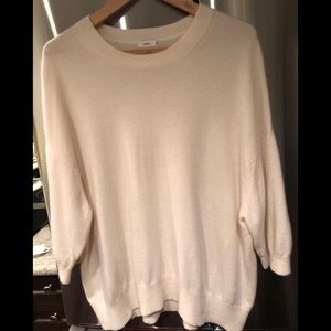 Vince cashmere 3/4 sleeve sweater